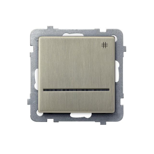 SONATA Łącznik krzyżowy z podświetleniem niebieskim - kolor nowe srebro