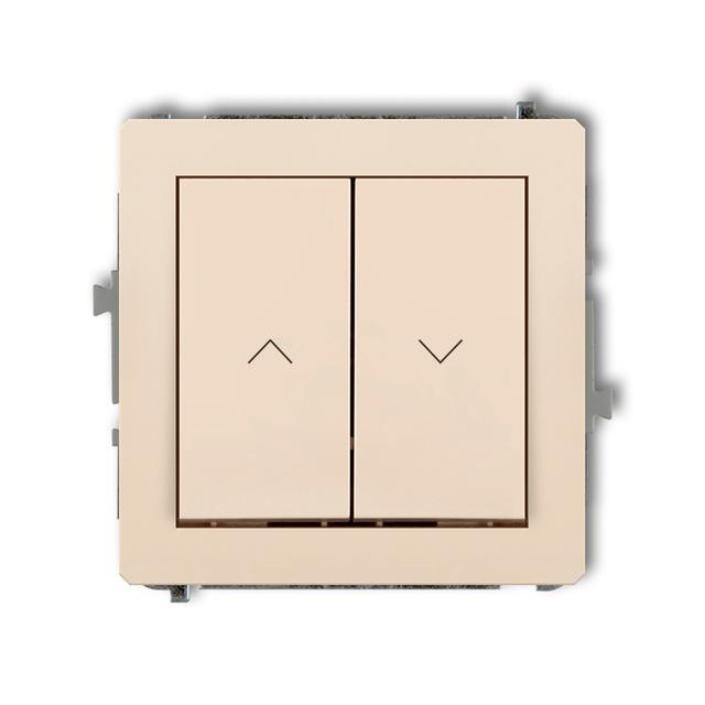 DECO Mechanizm łącznika zwierny żaluzjowego beżowy