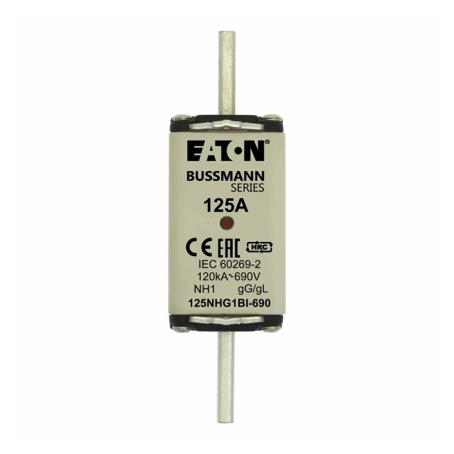 125NHG1BI-690 Wkładka NHS 125AMP 690V AC GG rozmiar 1 125NHG1BI-690 EATON