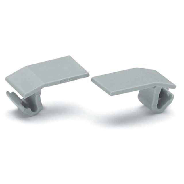 zaślepka do otworu na przewód szara