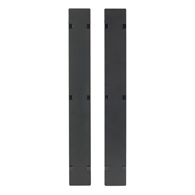 Osłony na zawiasach do systemu pionowego prowadzenia kabli w szafach NetShelter SX 45U o szerokości