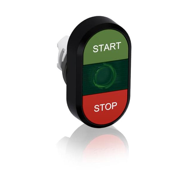 Przycisk podwójny START-STOP zielone pole podświetlany MPD4-11G
