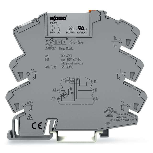 JUMPFLEX podstawka z przekaźnikiem 240V AC/DC 1p