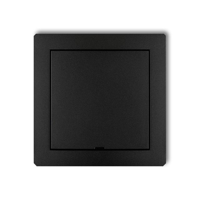 DECO Ramka pośrednia z zaślepką czarna mat