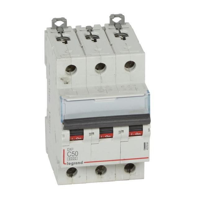 Wyłącznik Nadprądowy S 303 3P C50A 6kA DX3 407864 LEGRAND