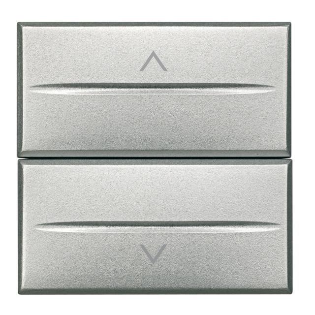 AXOLUTE - PRZEŁĄCZNIK 1-0-2 2 MODUŁY AXIAL ALUMINIUM, Bticino