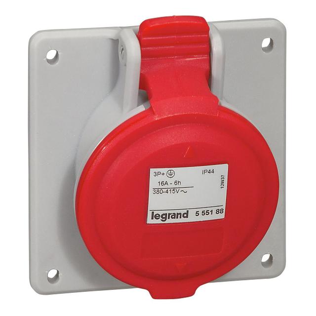 P17 TEMPRA PRO GNIAZDO TABLICOWE 16A 3P+Z 400V IP44, Legrand