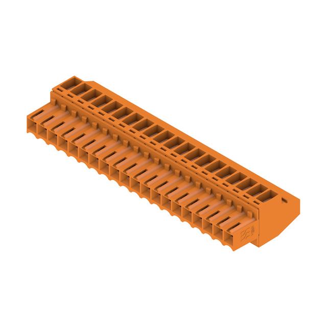 BL 3.50/20/90 SN OR BX Wtyk PCB (złącze wiązki), 3.50 mm, Liczba biegunów: 20, Przyłącze z jarzmem /24szt./ 1638730000 WEIDMÜLLER