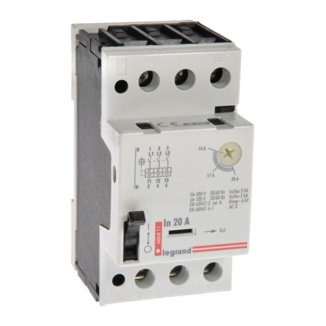 Wyłącznik Silnikowy 3P 9Kw 14-20A M 250 20 606811 LEGRAND