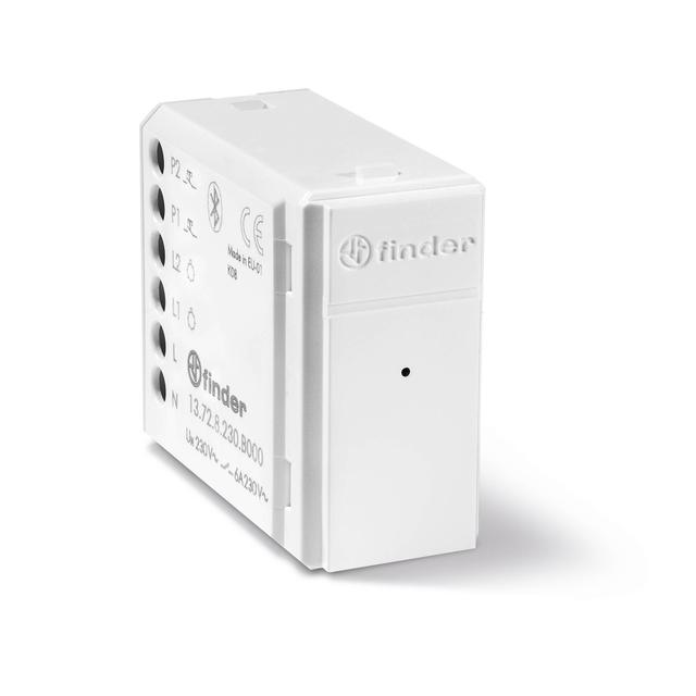 Elektroniczny przekaźnik bistabilny 2 Z; 6A; 110…230V AC; YESLY BLE biały