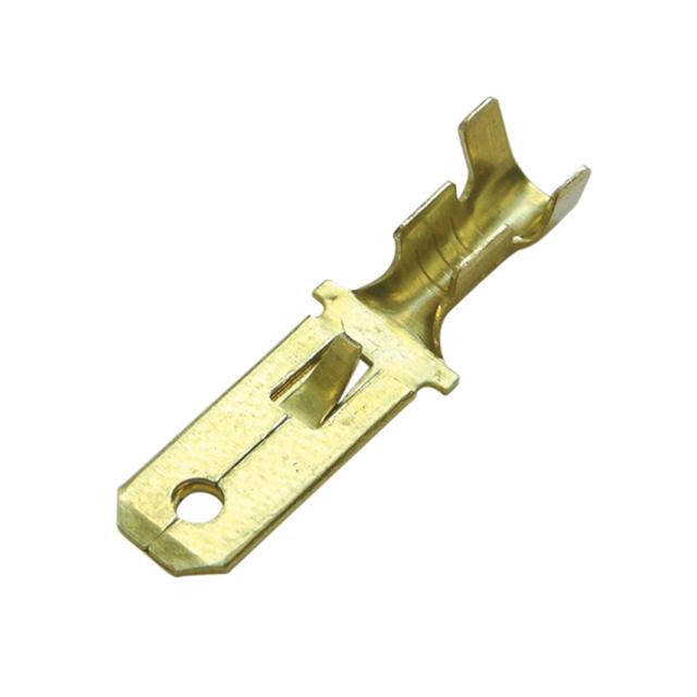 Wsuwka konektorowa z języczkiem zaciskowym mosiądz 1/2,5 mm2