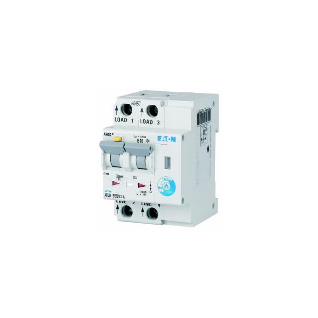AFDD-16/2/B/003-A Przeciwpożarowy detektor iskrzenia 10kA B16A 2P 30mA typ A 187204 EATON