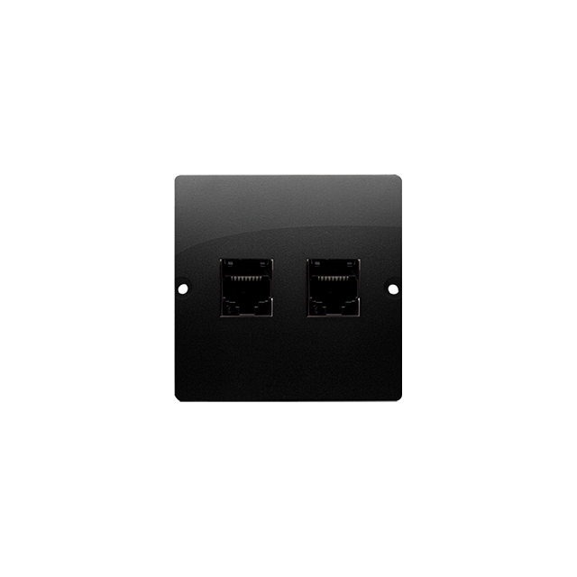 Simon BASIC WMUK-0520F2-Y011 Gniazdo komputerowe RJ45 podwójne kategoria 5e (moduł). Montaż gniazda BMF52.02/49 KONTAKT