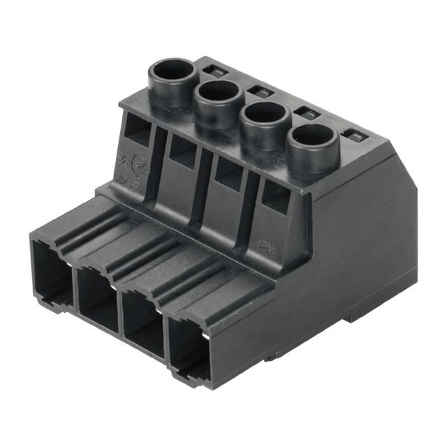 SUZ 10.16HP/04/180G AG BK BX Wtyk PCB (złącze wiązki), 10.16 mm, Liczba biegunów: 4, Przyłącze z jarzmem /32szt./ 1947500000 WEIDMÜLLER
