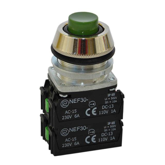 Przycisk NEF30-UW3X zielony W0-NEF30-UW 3X Z PROMET
