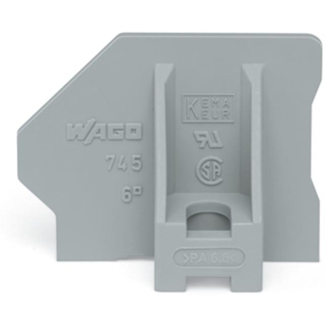 ścianka końcowa szara