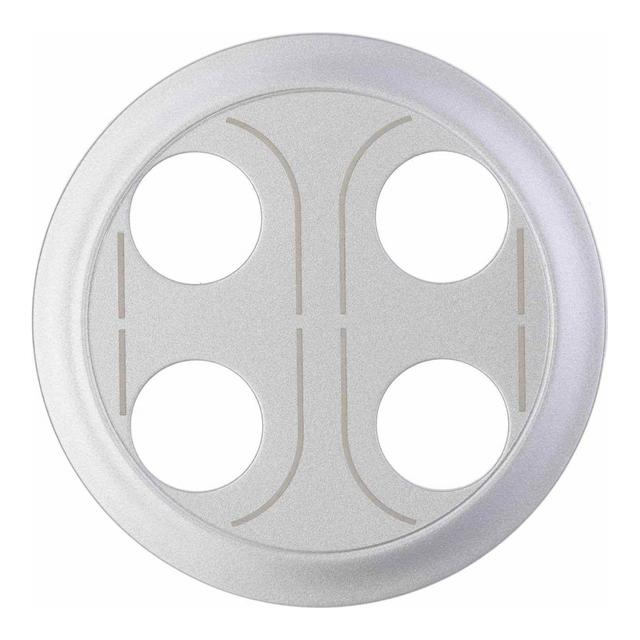 CELIANE - PLAKIETKA DO GNIAZDA GŁOŚNIKOWEGO BANANOWEGO PODWÓJNEGO TYTAN, Legrand