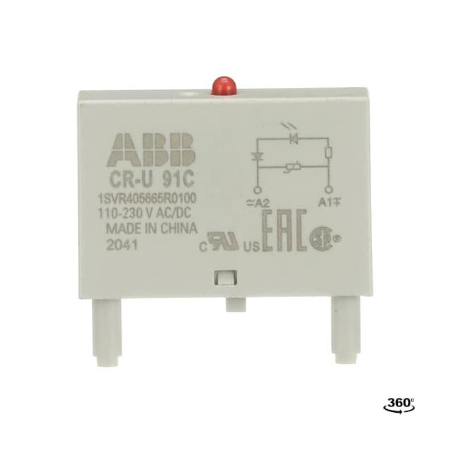 MODUŁ CR-U 91C WARYSTOR I LED CZERW, 110-230V AC/DC 1SVR405665R0100 ABB