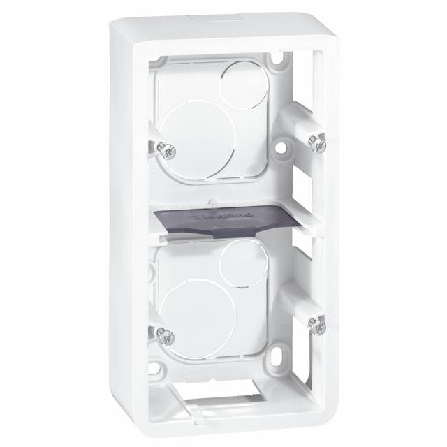 Mosaic Puszka Natynkowa 5 Lub 2x2 Moduły Pionowo 40Mm Do Uchytu 0802 52  080282 LEGRAND