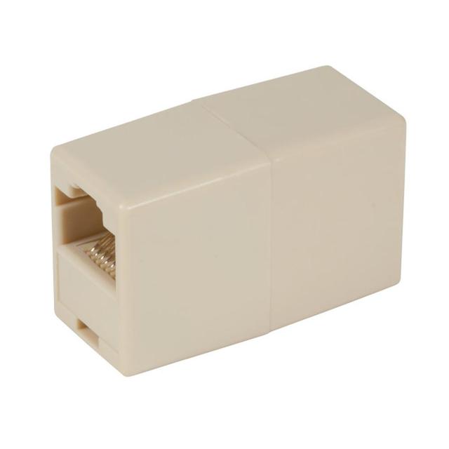 Adapter modułowy 2xRJ45 UTP plastikowa obudowa