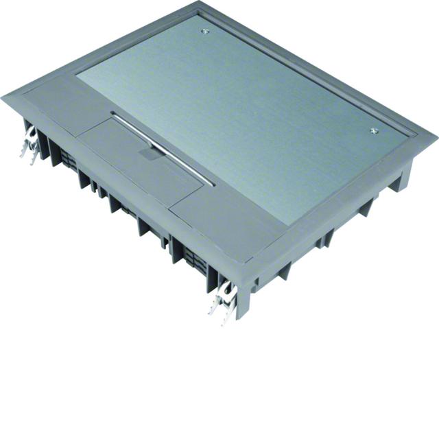 tehalit.VE-EE Pokrywa uchylna VE09 200x253 wykładzina 5mm stal szary PA VE09057011 HAGER