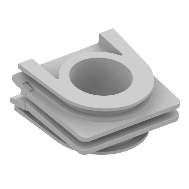 AQUANT 2K adapter do pionowego łączenia gniazd i łączników IP 55 - kolor szary 7035