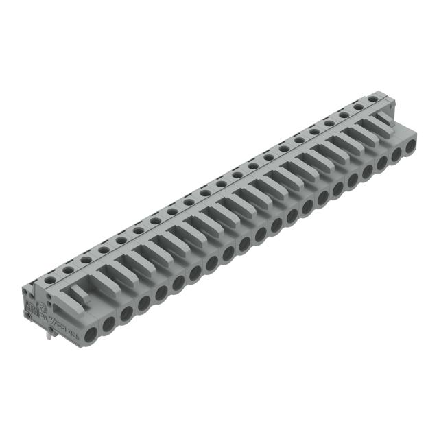 MCS-MIDI Classic gniazdo kątowe 21-bieg. szare raster 5 mm /10szt./ WAGO