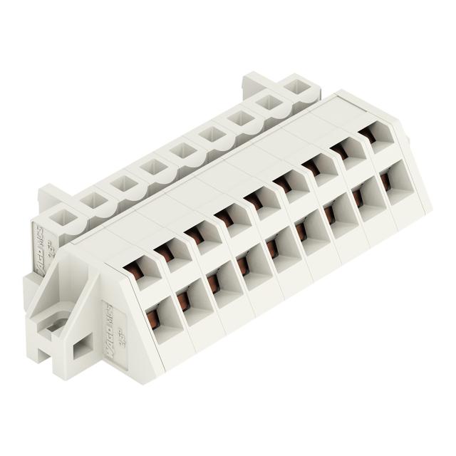 Gniazdo MCS‑MIDI Classic kątowe 9‑biegunowe jasnoszare raster 5mm 721‑309/031‑000 /25szt./ WAGO