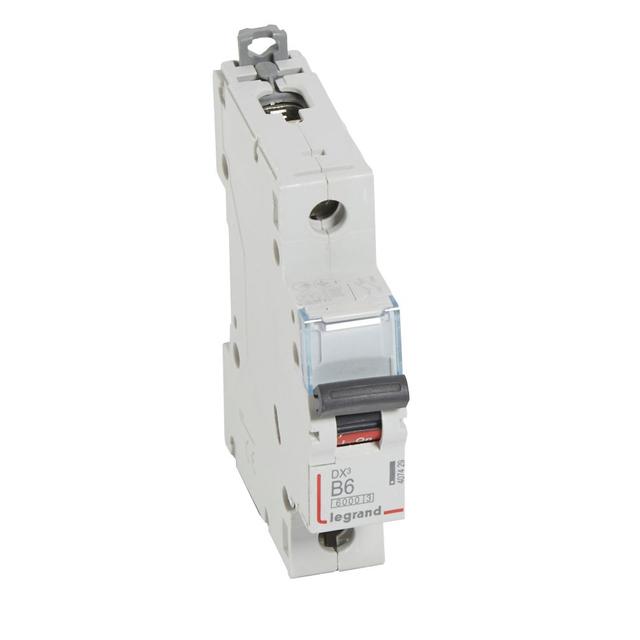 WYŁĄCZNIK NADPRĄDOWY S 301 1P B 6A 6000A SERII DX3, Legrand