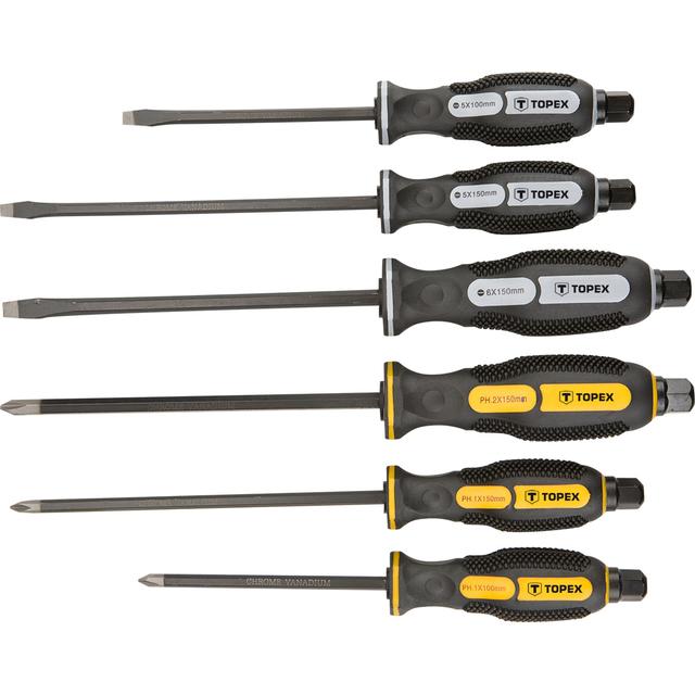 Wkrętaki do pobijania, zestaw 6 szt.