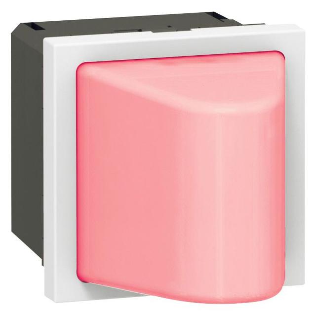 MOSAIC LAMPA SYGNALIZACYJNA TRÓJKĄTNA - 2 MODUŁY CZERWONA 0,2/1W 230V~, Legrand