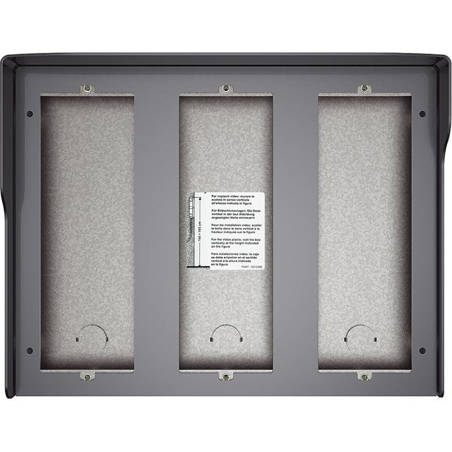 Obudowa natynkowa z daszkiem do paneli Sfera - 9 modułów - Stalowoszara, Bticino