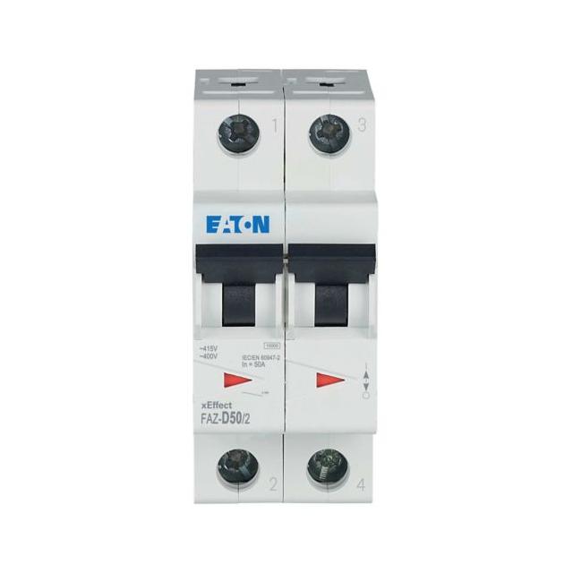 FAZ-D50/2 Wyłącznik nadprądowy 15kA D50A 2P 115372 EATON