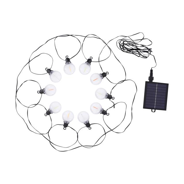 Lampa solarna LED GLASI LED 3W BLACK RGBY