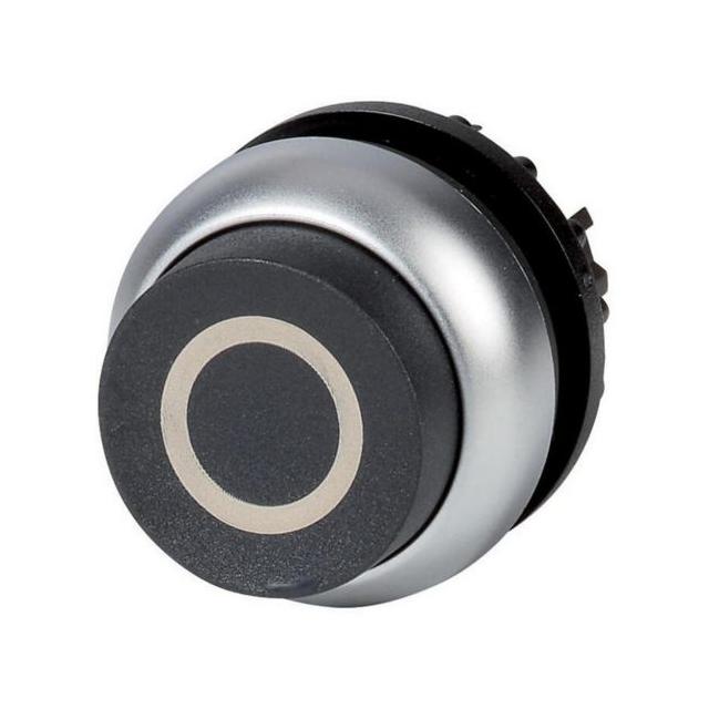 M22-DRH-S-X0 Przycisk czarny /O/ bez samopowrotu płaski wystający 216679 EATON