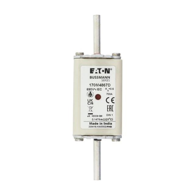 700A 690V aR DIN 1 HSDNH FUSE Wkładka szybka 700A AC 690V DIN 1 aR DIN IEC podwójny wskaźni 170M4867