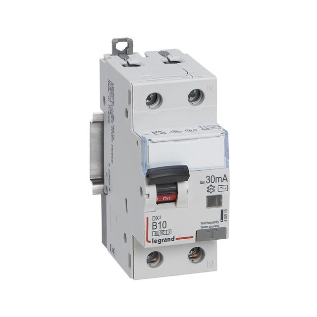 WYŁĄCZNIK RÓŻNICOWONADPRĄDOWY P 312 2P B 10A 30MA TYP AC SERII DX3, Legrand