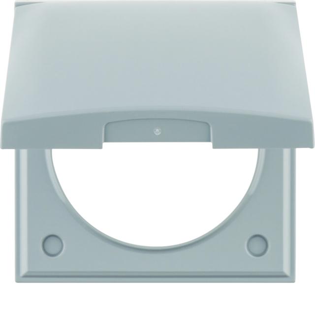 Integro Flow Ramka 1-krotna z pokrywą, szary 918282507 HAGER