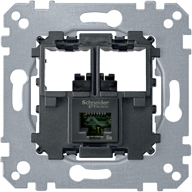 Merten - Mechanizm gniazda teleinformatycznego komputerowe 1xRJ45 kat 5e utp MTN4575-0001 SCHNEIDER