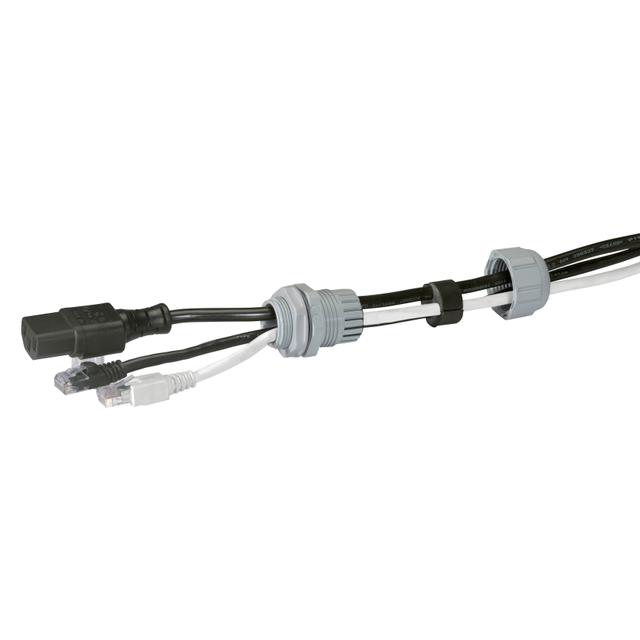 Dławnica Kablowa Poliamidowa M25 IP66 Z Membraną 3X(3,5-6,5) Szara Iso 25 098049 LEGRAND
