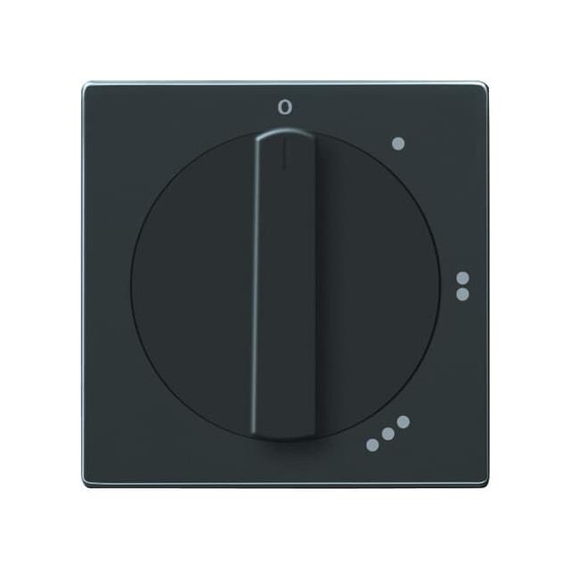 CARAT/FUTURE  Pokrywa z pokrętłem i nadrukiem antracyt