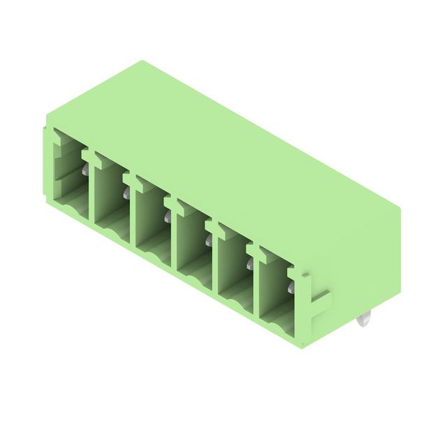 SC 3.81/06/90G 3.2SN GN BX Wtyki PCB (złącza płyty), 3.81 mm, Liczba biegunów: 6, kąt odejścia: 90° /50szt./ 1793280000 WEIDMÜLLER