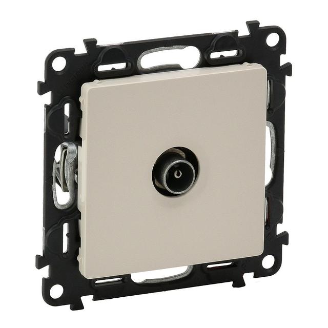 VALENA LIFE GNIAZDO TV PRZELOTOWE KREMOWE, Legrand