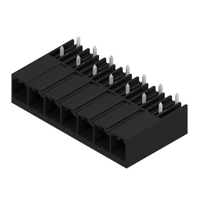 SV 7.62HP/07/270G 3.5SN BK BX Wtyki PCB (złącza płyty), 7.62 mm, Liczba biegunów: 7, kąt odejścia: 270° /30szt./ 1931310000 WEIDMÜLLER