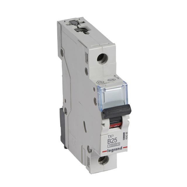 WYŁĄCZNIK NADPRĄDOWY S 311 1P B 25A 10000A SERII TX3, Legrand