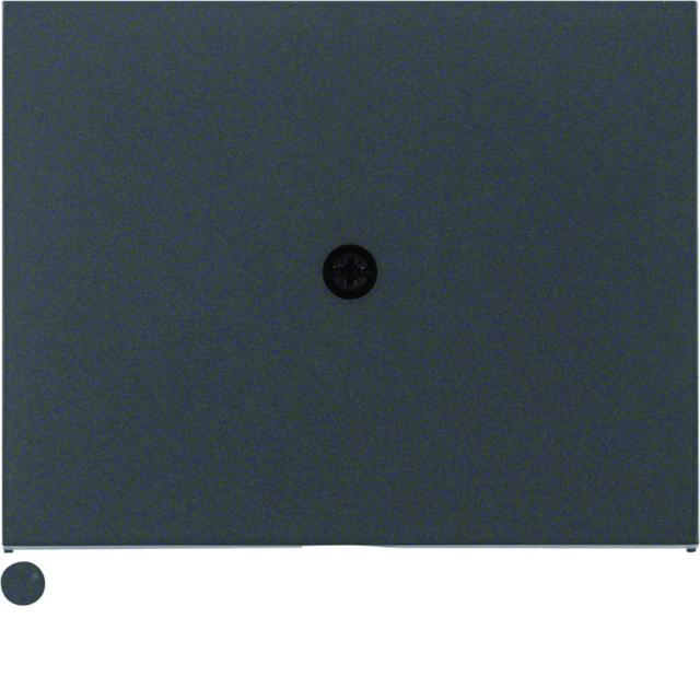 BERKER K.1 Płytka czołowa do przyłączy kablowych antracyt mat lakierowana 10057006 HAGER