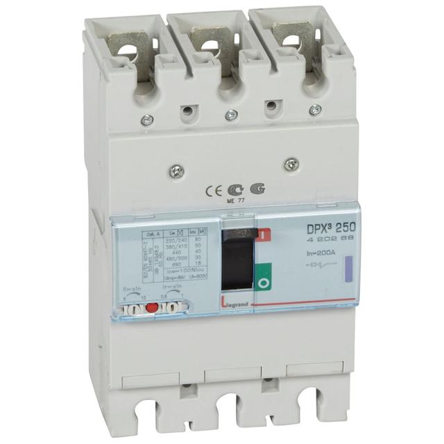 Wyłącznik DPX3 250 3P 200A 50Ka 420268 LEGRAND