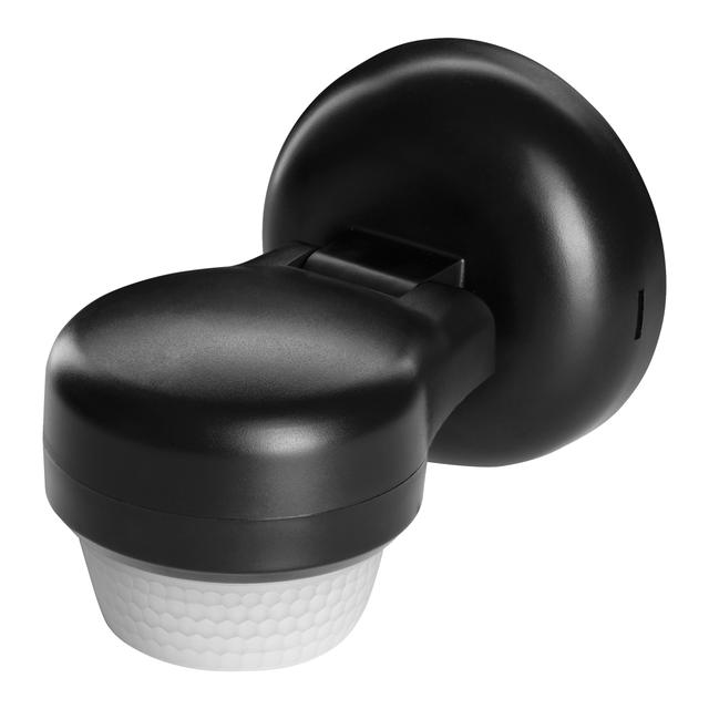 Czujnik detektor ruchu 360st. IP65 1200W zasięg max. 24m czarny ORNO