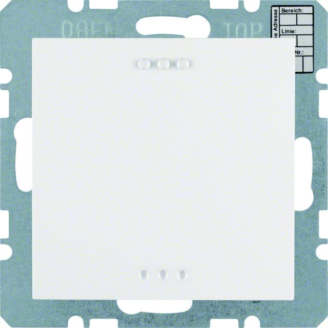 BERKER KNX system S.1/B.3/B.7 Regulator temperatury bez sterowania ręcznego z interfejsem uniwersalnym biały 75441259 HAGER