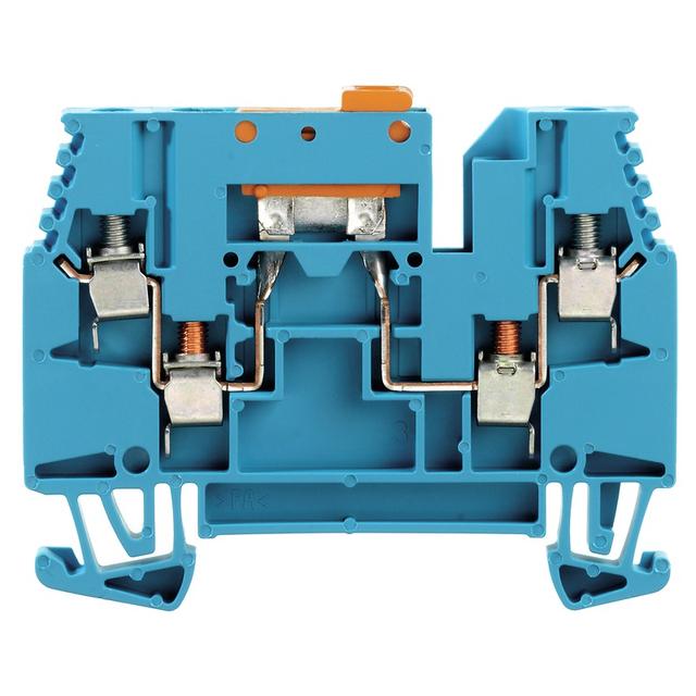WTR 2.5/ZZ BL Złączka szynowa rozłączalno-pomiarowa, nr katalogowy 1039980000